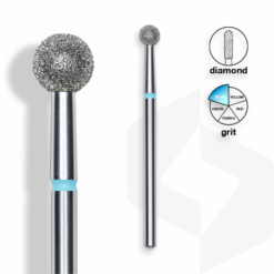 Staleks – diamantová brúsna hlava – ball 5mm blue – FA01B050K