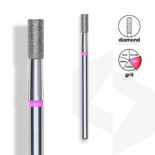 Staleks - Drill bit Diamond barrel 2,5 Mm | 6 Mm RED| jemná FA20R025-6K